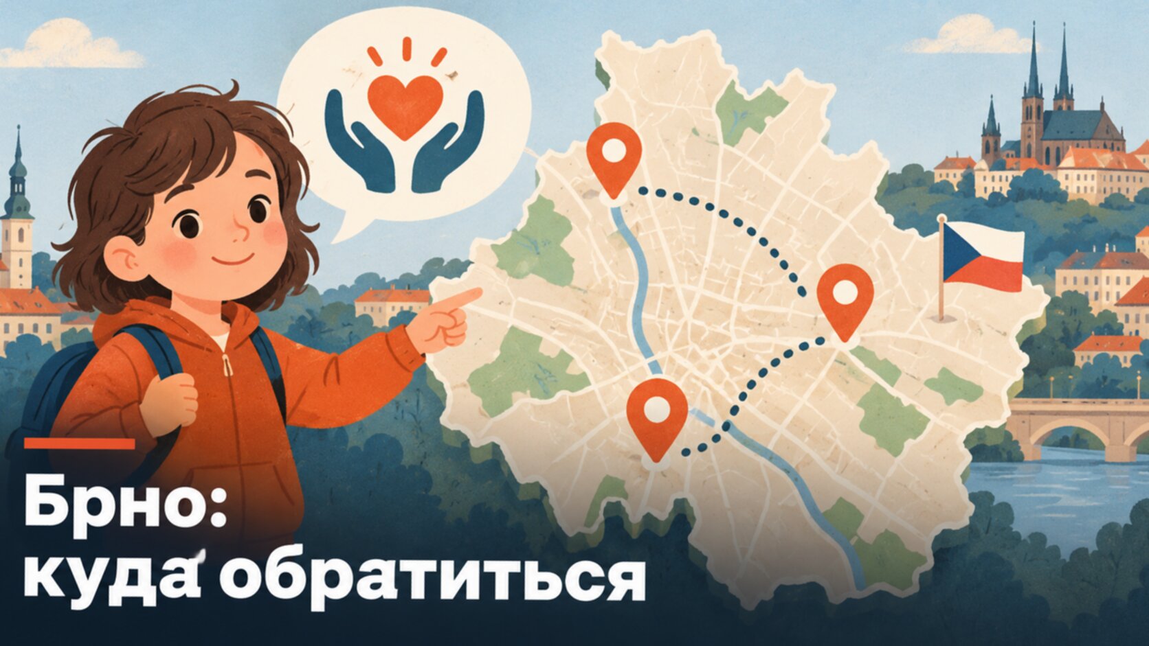 Карта помощи с речью: три адреса для семьи