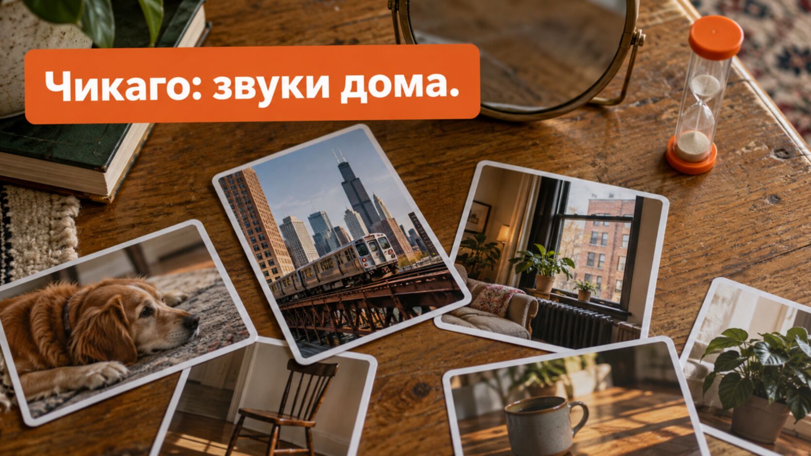 Картинки и зеркальце для занятий дома