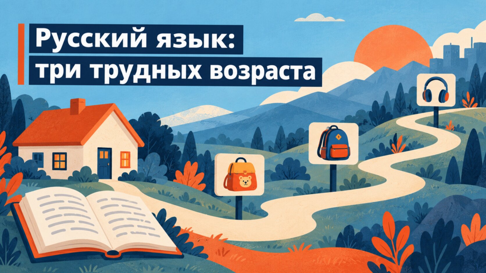 Русский язык у ребёнка за границей: три периода риска на пути от садика до подростка