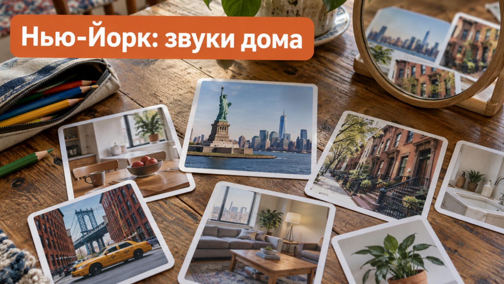 Картинки и зеркальце для занятий по звукам дома